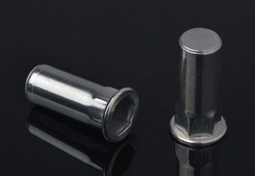 Thép không gỉ Đầu phẳng bên trong Hex Rivet Rivet Nut Loại cuối