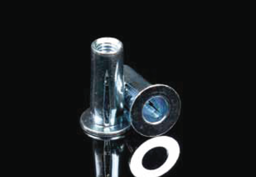 Nut hạt đinh tán đặc biệt có rãnh