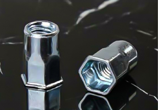 Thép uk giảm đầu hex hex hex-hex rivet nut loại mở